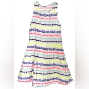 Adorable Colorful Striped Kids Dress